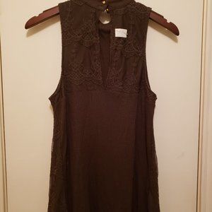 Olive Green Tank Top